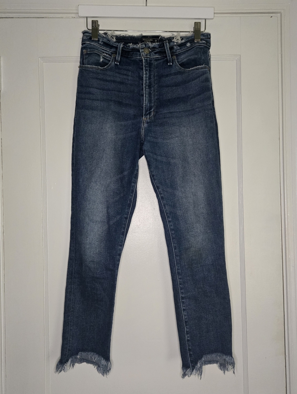 Abercrombie & Fitch Distressed Simone High Rise Ankle Jean - Women's 2R